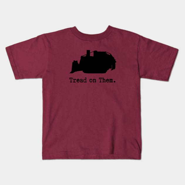 Killdozer Silhouette Kids T-Shirt by Granite State Spice Blends